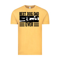 Vintage Mustard Best dog dad ever Vintage Tee - Bettercallsaul