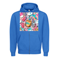 True Royal hospital nurse coffee cups with leopard seamless pattern bbs Zipper Hoodie - BundleAndBundleShop