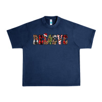 Navy believe Urban Heavy Tee - JahusDesignShop