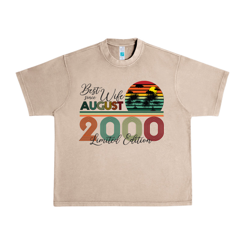 Best Wife Since August 2000 Limited Edition Urban Heavy Tee by Bettercallsaul | Teevron