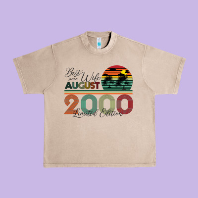 Best Wife Since August 2000 Limited Edition Urban Heavy Tee Designed By Bettercallsaul