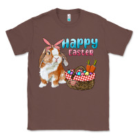Chestnut Happy Easter Bunny And Egg Basket Classic Tee - RanaPortraitStore