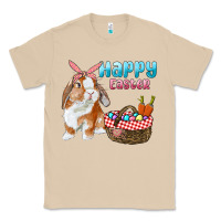 Mushroom Happy Easter Bunny And Egg Basket Classic Tee - RanaPortraitStore