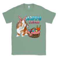 Sage Happy Easter Bunny And Egg Basket Classic Tee - RanaPortraitStore