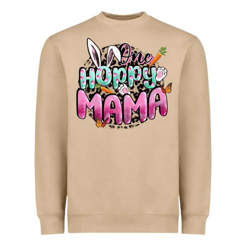 One Hoppy Mama Easter Day Heavyweight Sweatshirt by CowGirlArtShop | Teevron