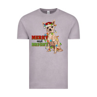 Vintage Zinc merry and bright chihuahua Vintage Tee - RanaPortraitStore