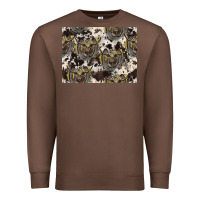 Chestnut Longhorn Pattern Premium Sweatshirt - CowhideDigitalArt