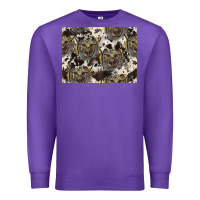 Purple Longhorn Pattern Premium Sweatshirt - CowhideDigitalArt