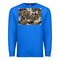 True Royal Longhorn Pattern Premium Sweatshirt - CowhideDigitalArt