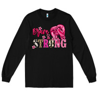 Black brave and strong Long Sleeve Tee - NancyCooperArtShop