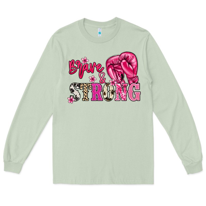 Brave And Strong Long Sleeve Tee by NancyCooperArtShop | Teevron