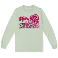 Matcha brave and strong Long Sleeve Tee - NancyCooperArtShop