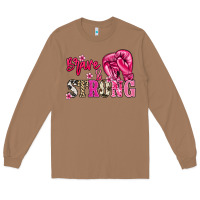 Toasted Coconut brave and strong Long Sleeve Tee - NancyCooperArtShop