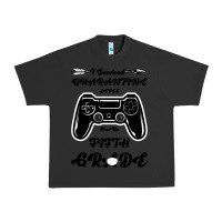 Pigment Black I Survived Quarantine Level Next Fifth Grade Urban Heavy Tee - Bettercallsaul