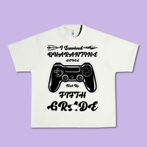 I Survived Quarantine Level Next Fifth Grade Urban Heavy Tee Designed By Bettercallsaul
