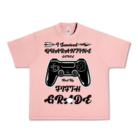 Salmon I Survived Quarantine Level Next Fifth Grade Urban Heavy Tee - Bettercallsaul