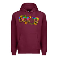 Burgundy western lgbtq Premium Hoodie - BundleAndBundleShop