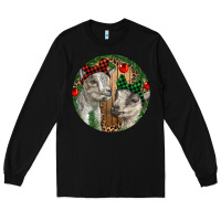 Black Baby Goats Christmas Long Sleeve Tee - RanaPortraitStore