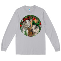 Moon Dust Baby Goats Christmas Long Sleeve Tee - RanaPortraitStore