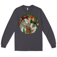 Smoke Baby Goats Christmas Long Sleeve Tee - RanaPortraitStore