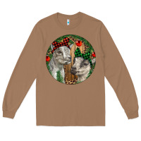 Toasted Coconut Baby Goats Christmas Long Sleeve Tee - RanaPortraitStore