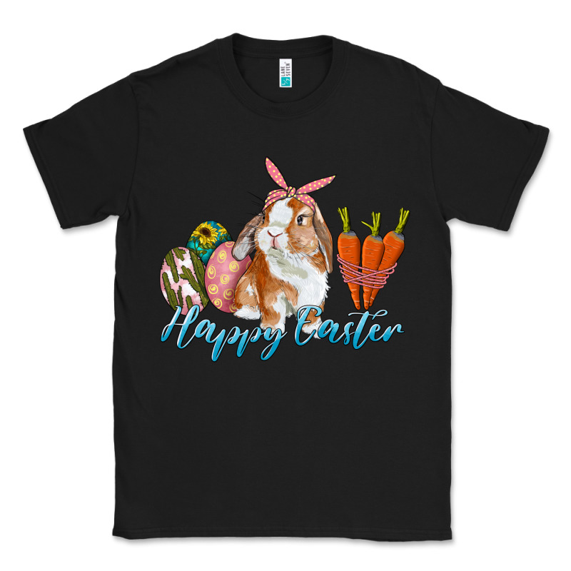Happy Easter Bunny Carrots And Eggs Classic Tee by RanaPortraitStore | Teevron