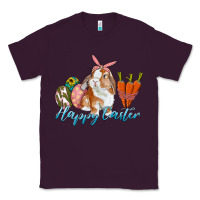Plum happy easter bunny carrots and eggs Classic Tee - RanaPortraitStore