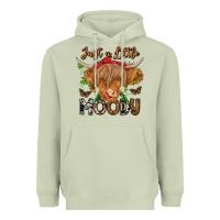 Matcha Just a Little Moody Heavyweight Hoodie - CowhideDigitalArt