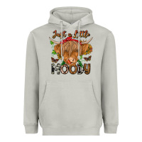 Moon Dust Just a Little Moody Heavyweight Hoodie - CowhideDigitalArt