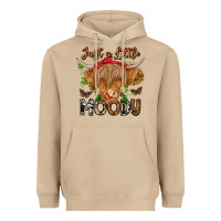 Mushroom Just a Little Moody Heavyweight Hoodie - CowhideDigitalArt
