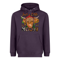 Plum Just a Little Moody Heavyweight Hoodie - CowhideDigitalArt