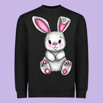 Cute Bunny Easter Heavyweight Sweatshirt Designed By Cowgirlartshop