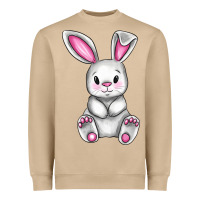 Mushroom Cute bunny Easter Heavyweight Sweatshirt - CowGirlArtShop