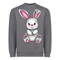 Storm Cute bunny Easter Heavyweight Sweatshirt - CowGirlArtShop