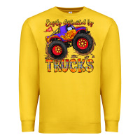 Lemon Easily Distracted By Trucks Premium Sweatshirt - CowhideDigitalArt