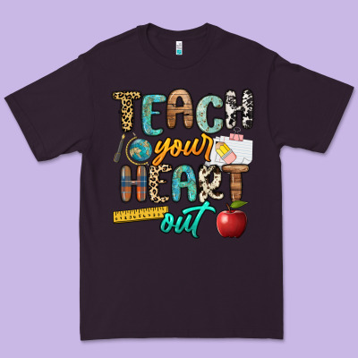Teach Your Heart Out Premium Tee Designed By Nancycooperartshop