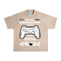 French Oak I Survived Quarantine Level Next Fifth Grade Urban Heavy Tee - Bettercallsaul