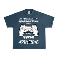 Midnight Navy I Survived Quarantine Level Next Fifth Grade Urban Heavy Tee - Bettercallsaul