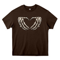 Skeleton Heart Heavy Core Tee | Teevron