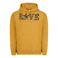Pigment Peanut Butter camouflage military boots love Urban Hoodie - Artiststas