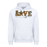 White camouflage military boots love Urban Hoodie - Artiststas