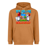 Meerkat 1st Grade Level Unlocked Heavyweight Hoodie - CowhideDigitalArt