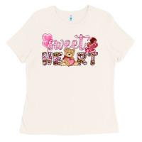 Bone sweetheart with bear Ladies Tee - NancyCooperArtShop