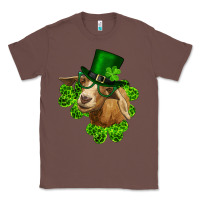 St. Patrick's Day Goat Clovers And Leprechaun Hat Classic Tee | Teevron