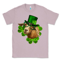 Lilac st. patrick's day goat clovers and leprechaun hat Classic Tee - RanaPortraitStore