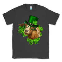 Smoke st. patrick's day goat clovers and leprechaun hat Classic Tee - RanaPortraitStore
