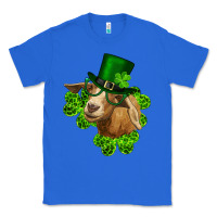 True Royal st. patrick's day goat clovers and leprechaun hat Classic Tee - RanaPortraitStore