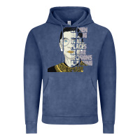 Vintage Denim RBG Ruth Bader Ginsburg Women Belong In All Places Vintage Hoodie - Bettercallsaul