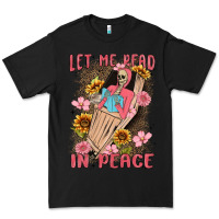 Black let me read in peace Premium Tee - MaliasSmallBusiness
