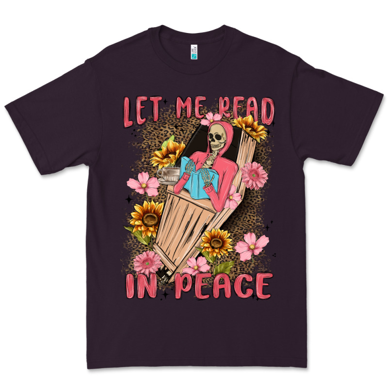 Let Me Read In Peace Premium Tee by MaliasSmallBusiness | Teevron